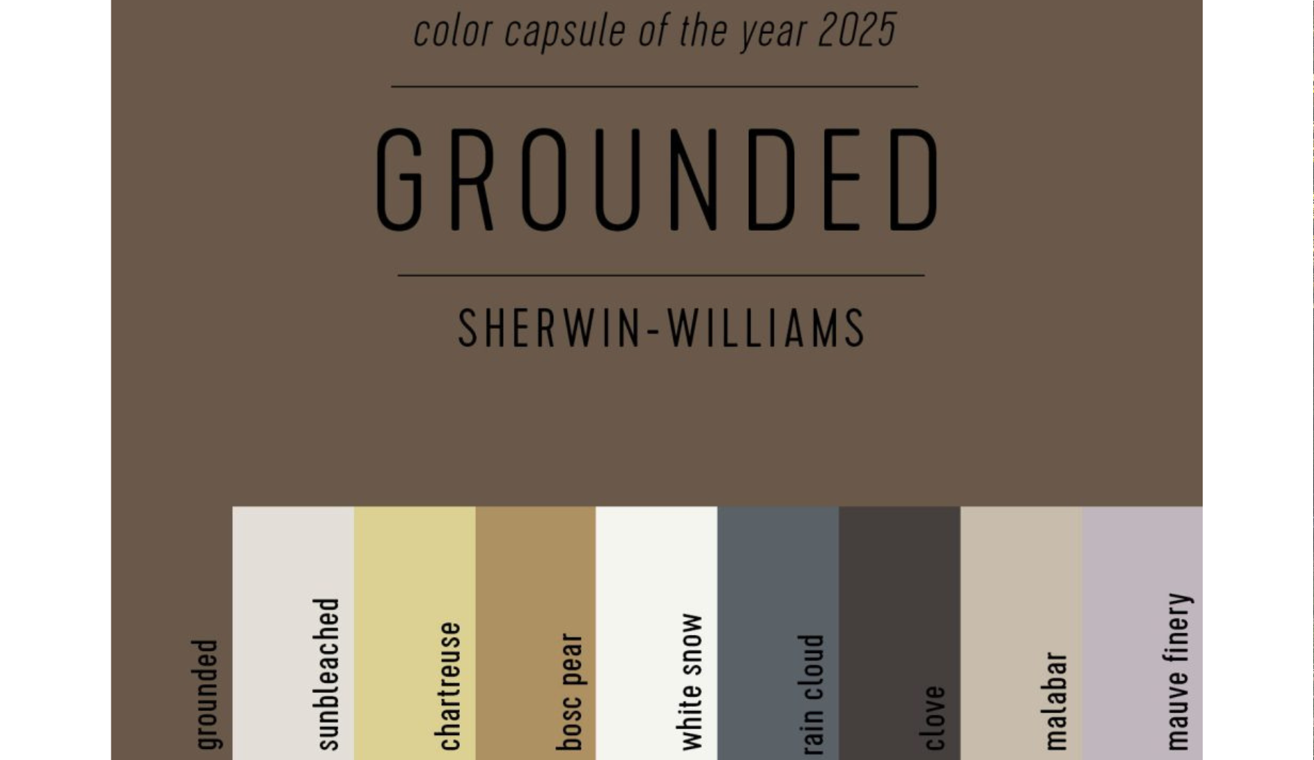 Sherwin Williams 2025 Paint Colors of the Year