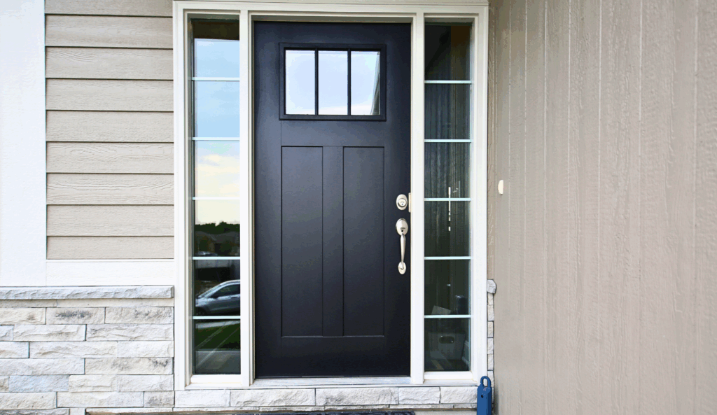 How to paint an exterior door