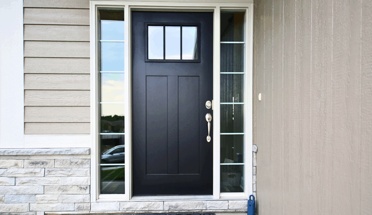 How to paint an exterior door
