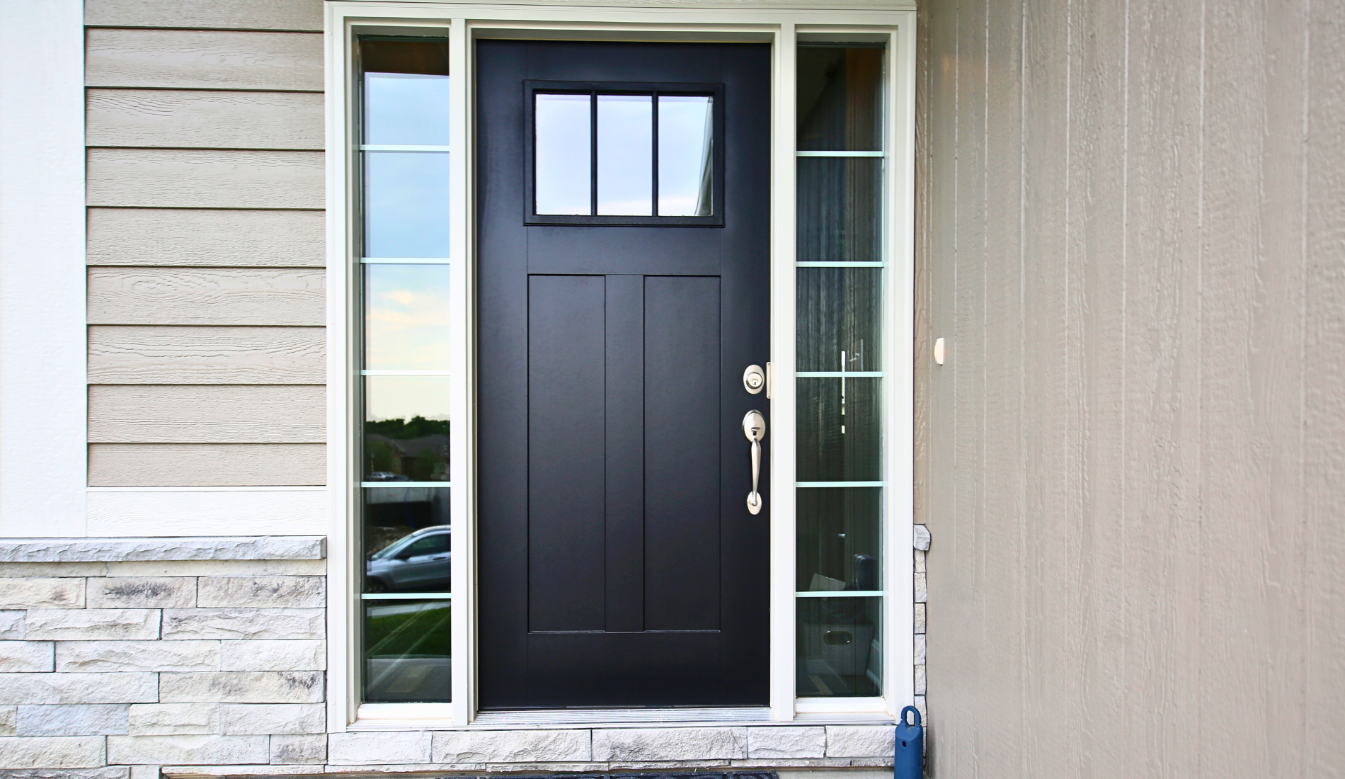 How to paint an exterior door